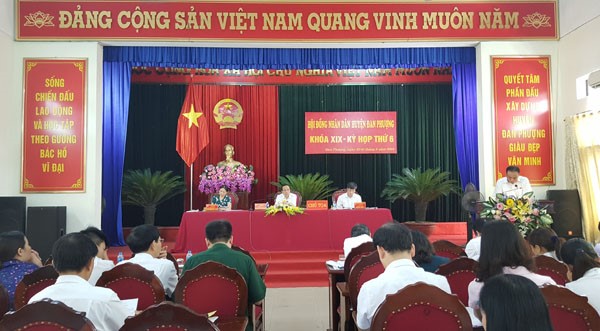 Đan Phượng khai mạc kỳ họp thứ 16 HĐND huyện khóa XIX